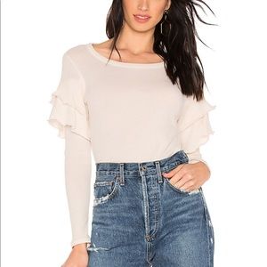 Chaser Ruffle Long Sleeve Shirt